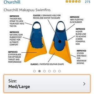 Churchill swimfins